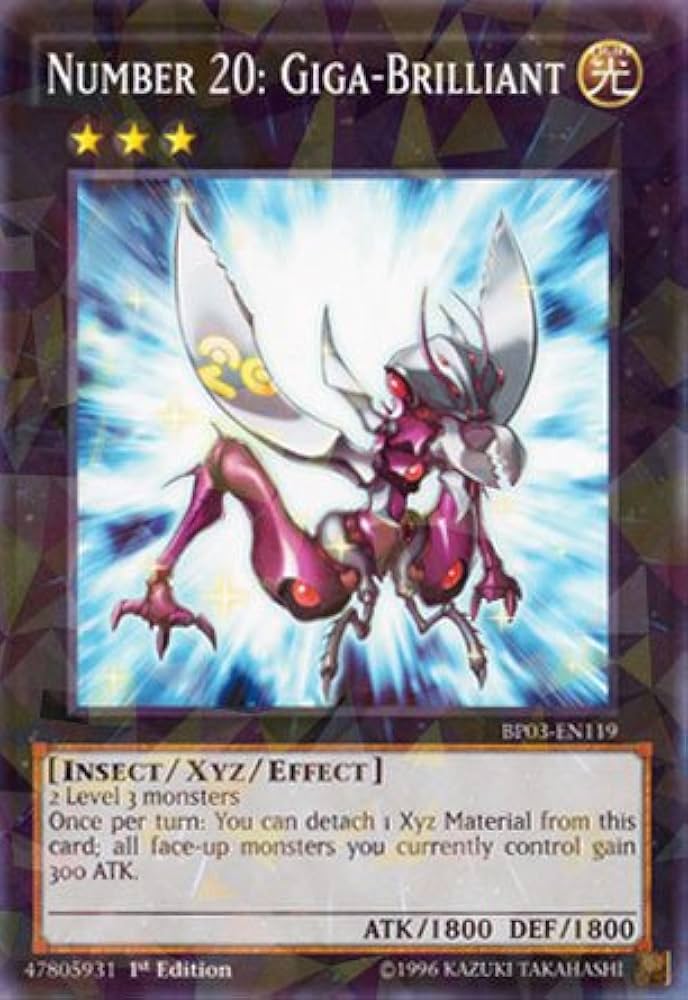 Amazon.com: YU-GI-OH! - Number 20: Giga-Brilliant (BP03